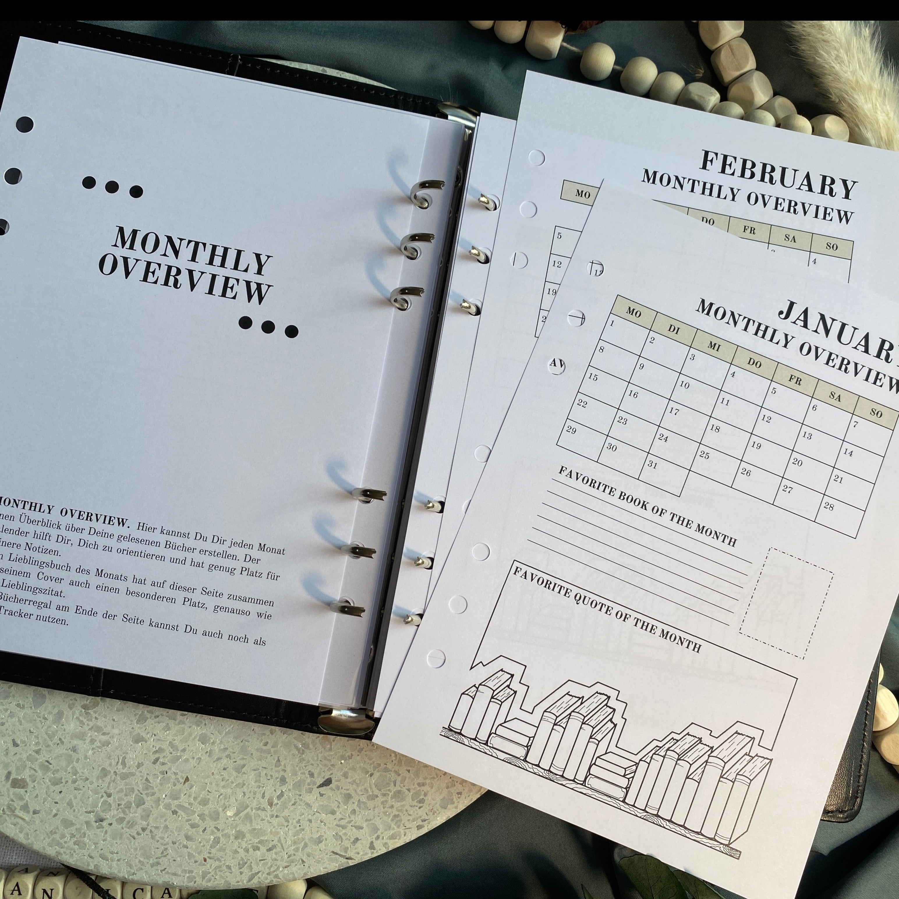 Reading Journal Komplett-Set