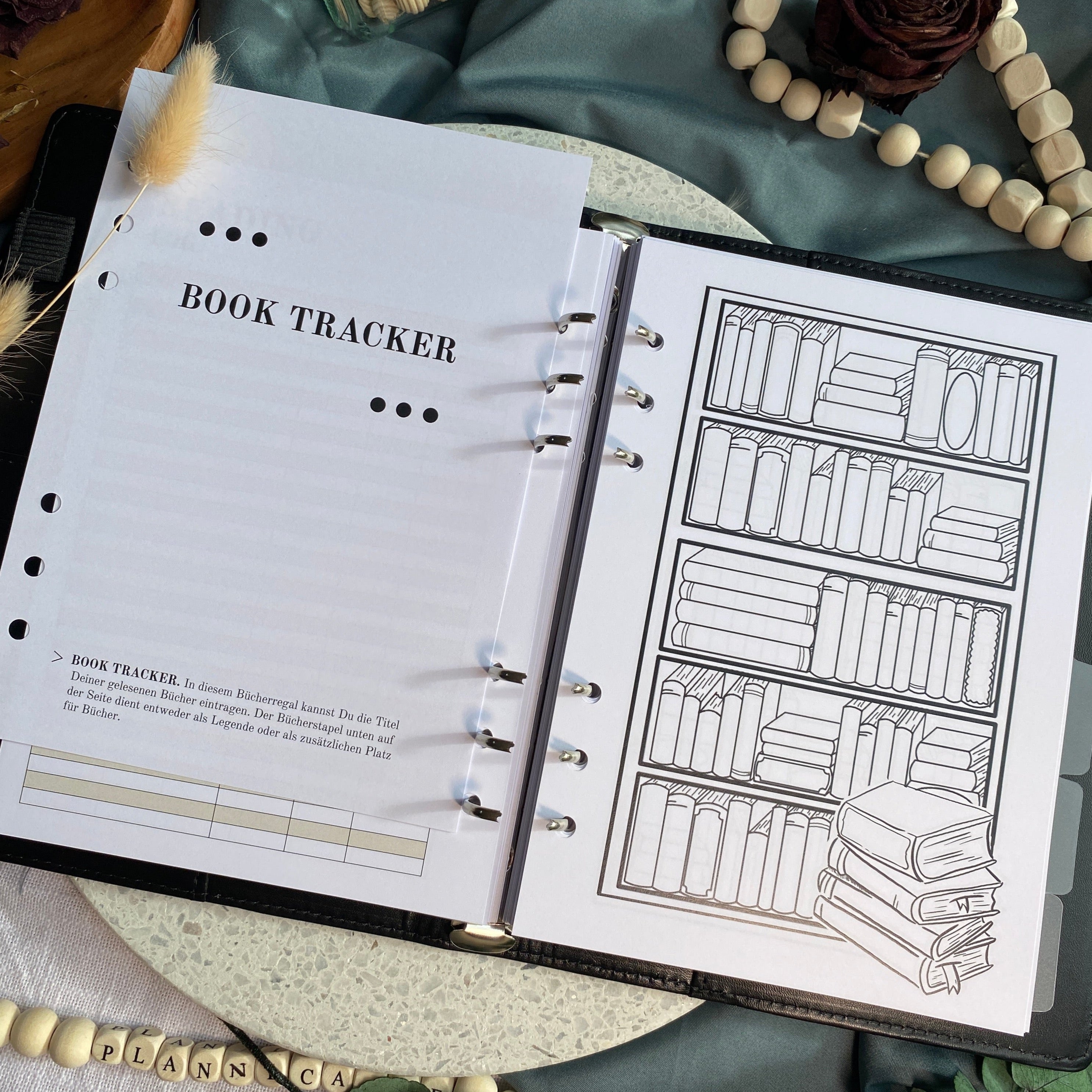 Einlagen Reading Journal