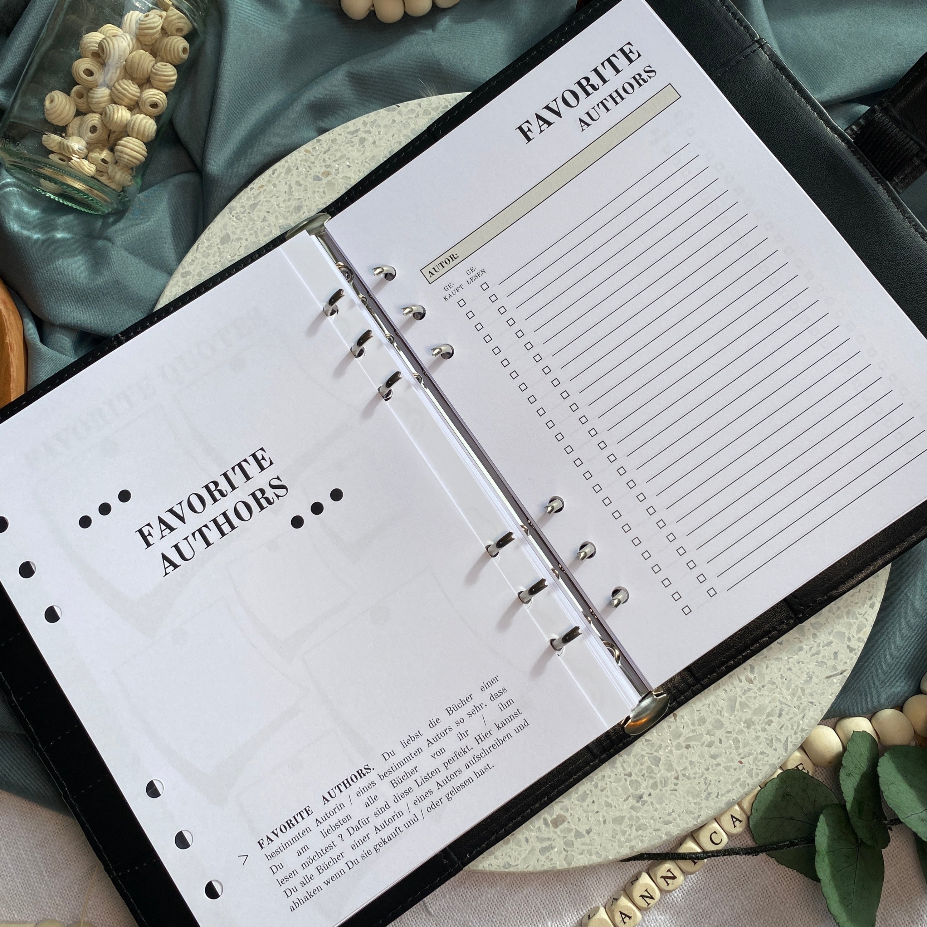 Reading Journal Komplett-Set