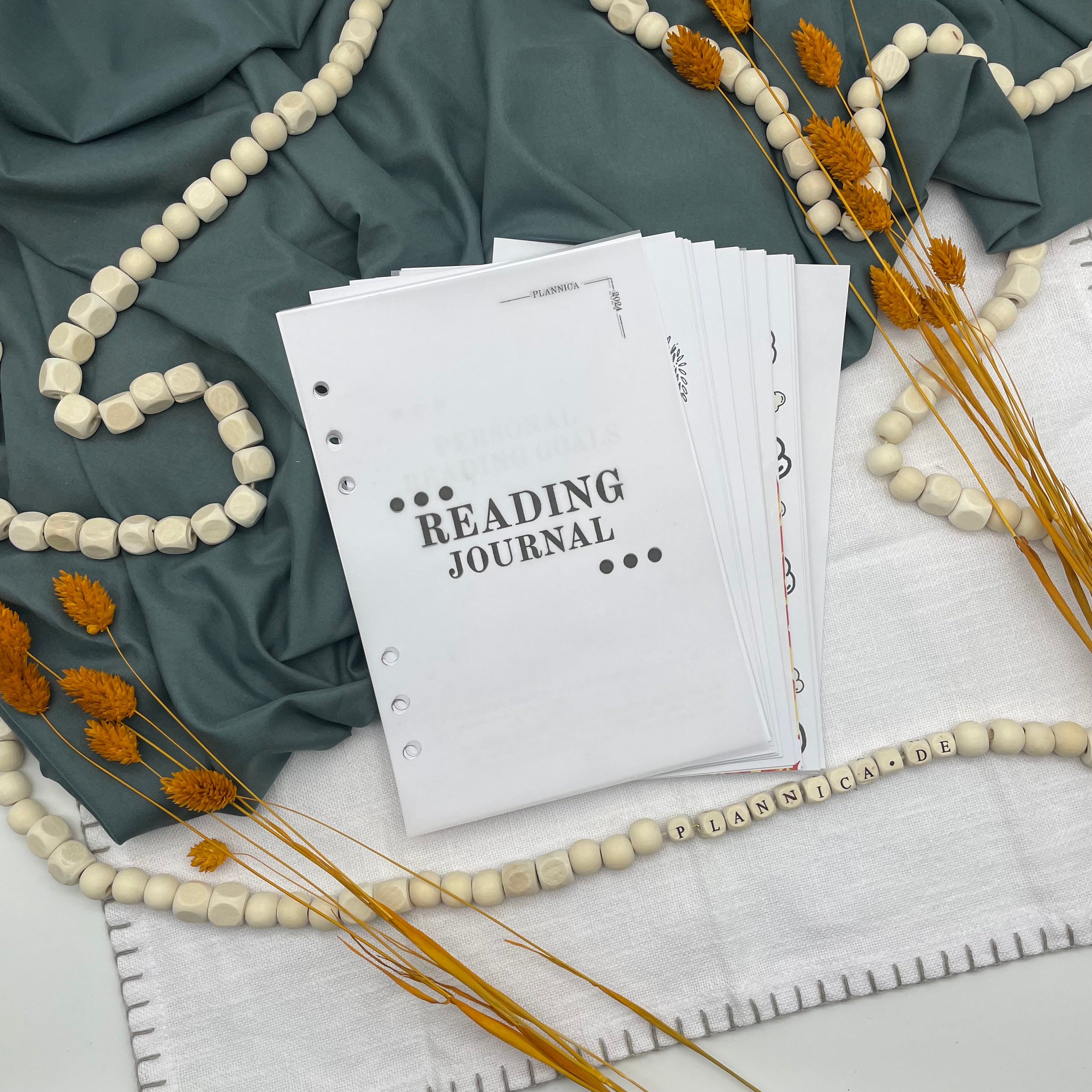 Einlagen Reading Journal